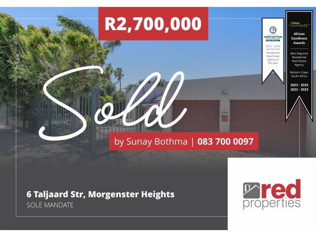 <!--[if BLOCK]><![endif]--> 6  Taljaard street, Morgenster Hoogte, Brackenfell <!--[if ENDBLOCK]><![endif]-->